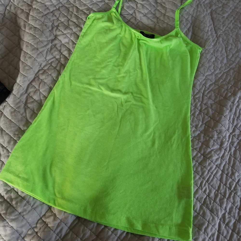Lime green cami